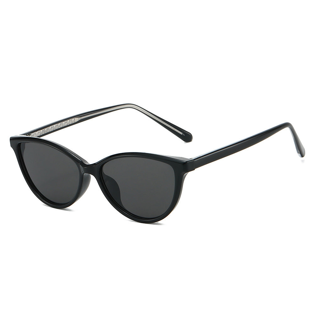Damen Cat-Eye Sonnenbrille mit stilvollen Akzenten Karnz