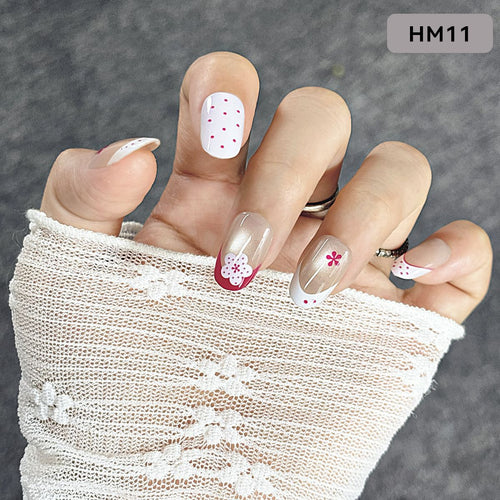 Floral Design Press-On Nail Set Karnz