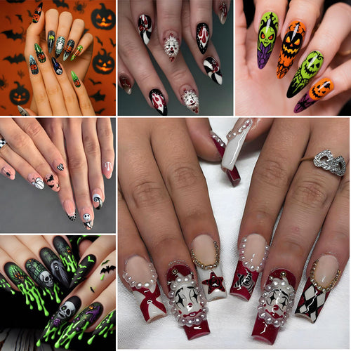 Kunstnagelset mit einzigartigen Spukmotiven Karnz