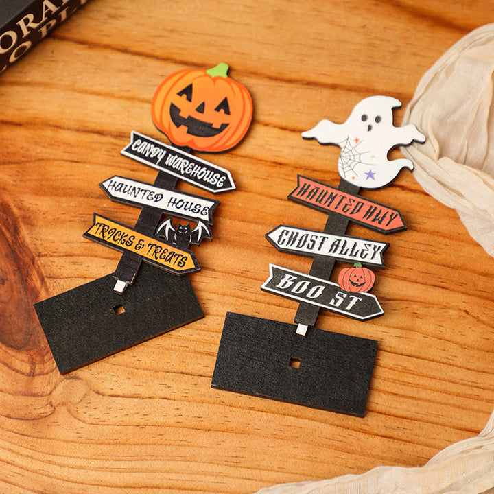 Kreative Halloween Deko-Schild mit Kürbis-Motiv Karnz