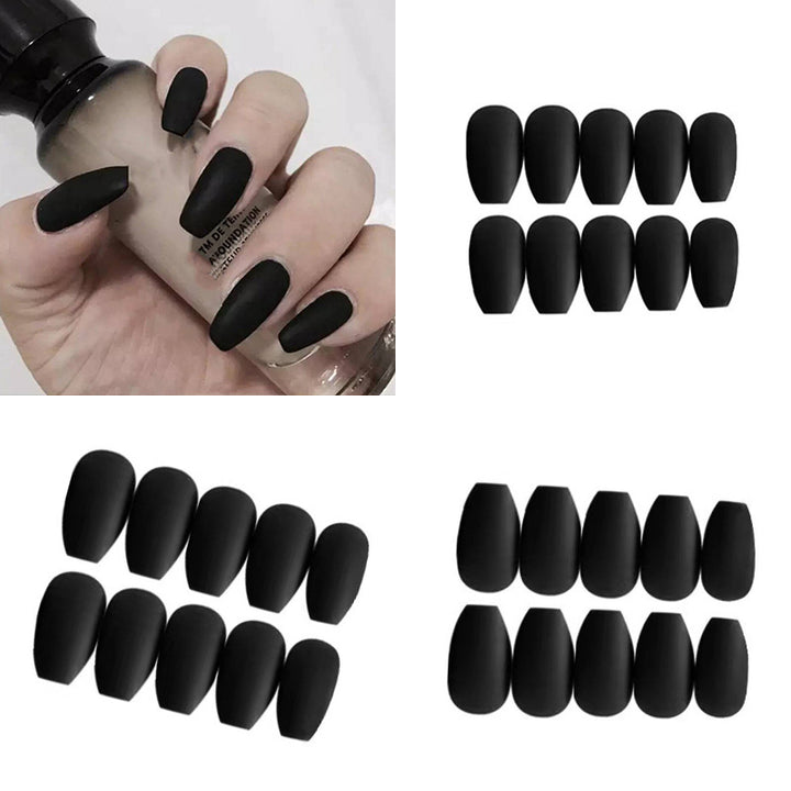 Matte Finish Press-On Nail Set Karnz