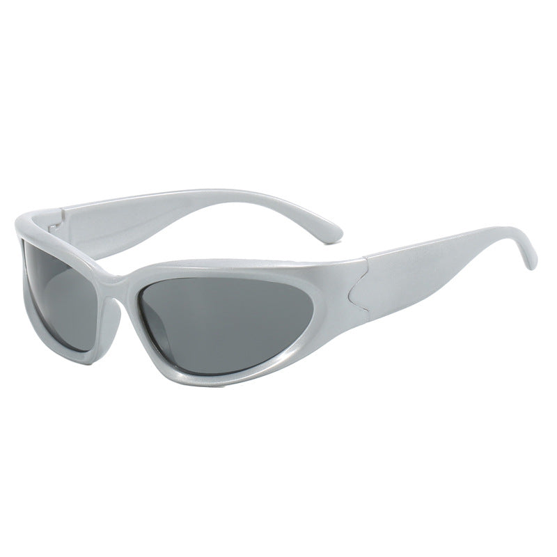 Damen sportliche Sonnenbrille mit ergonomischem Design und schützendem UV-Filter Karnz