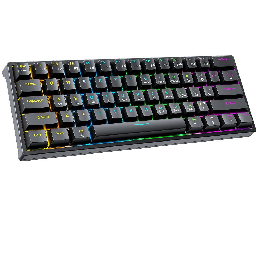 Kompakte Gaming-Tastatur mit Anpassbaren Tasten und Ergonomischem Design Karnz