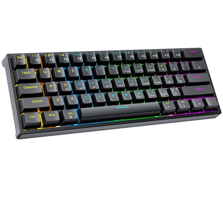 Kompakte Gaming-Tastatur mit Anpassbaren Tasten und Ergonomischem Design Karnz