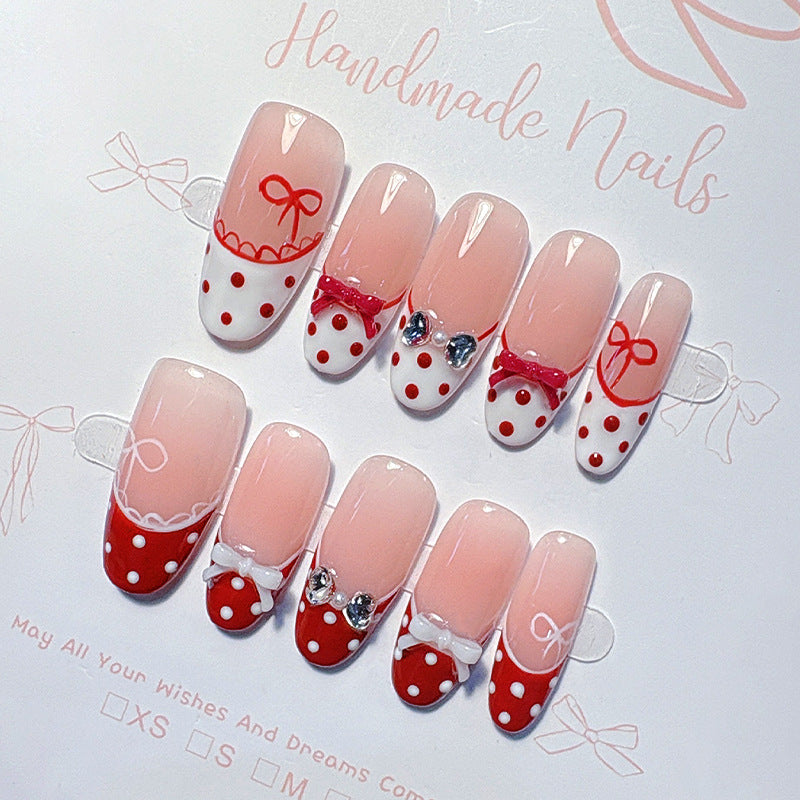 Dekoratives Press-On Nagelset Karnz