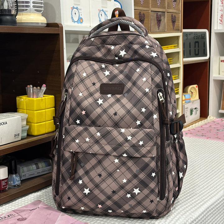 Stylische gemusterte Rucksack