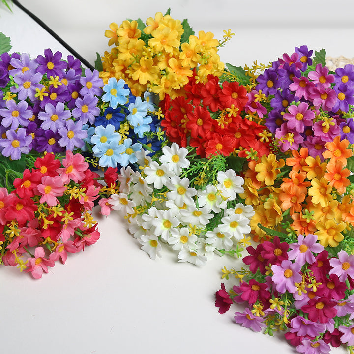 Lebensechter Stoff Blumenstrauß
