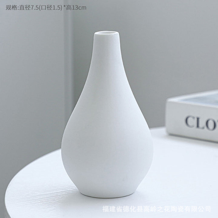 Elegante Minimalistische Keramische Blumenvase