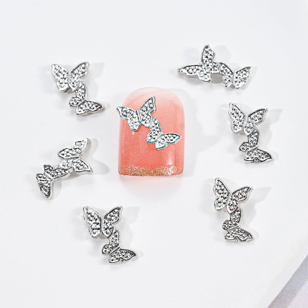 Dekorative Strass Schmetterling Nagelschmuck