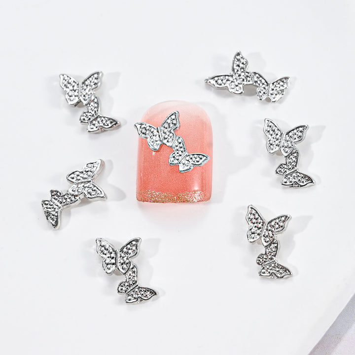 Dekorative Strass Schmetterling Nagelschmuck
