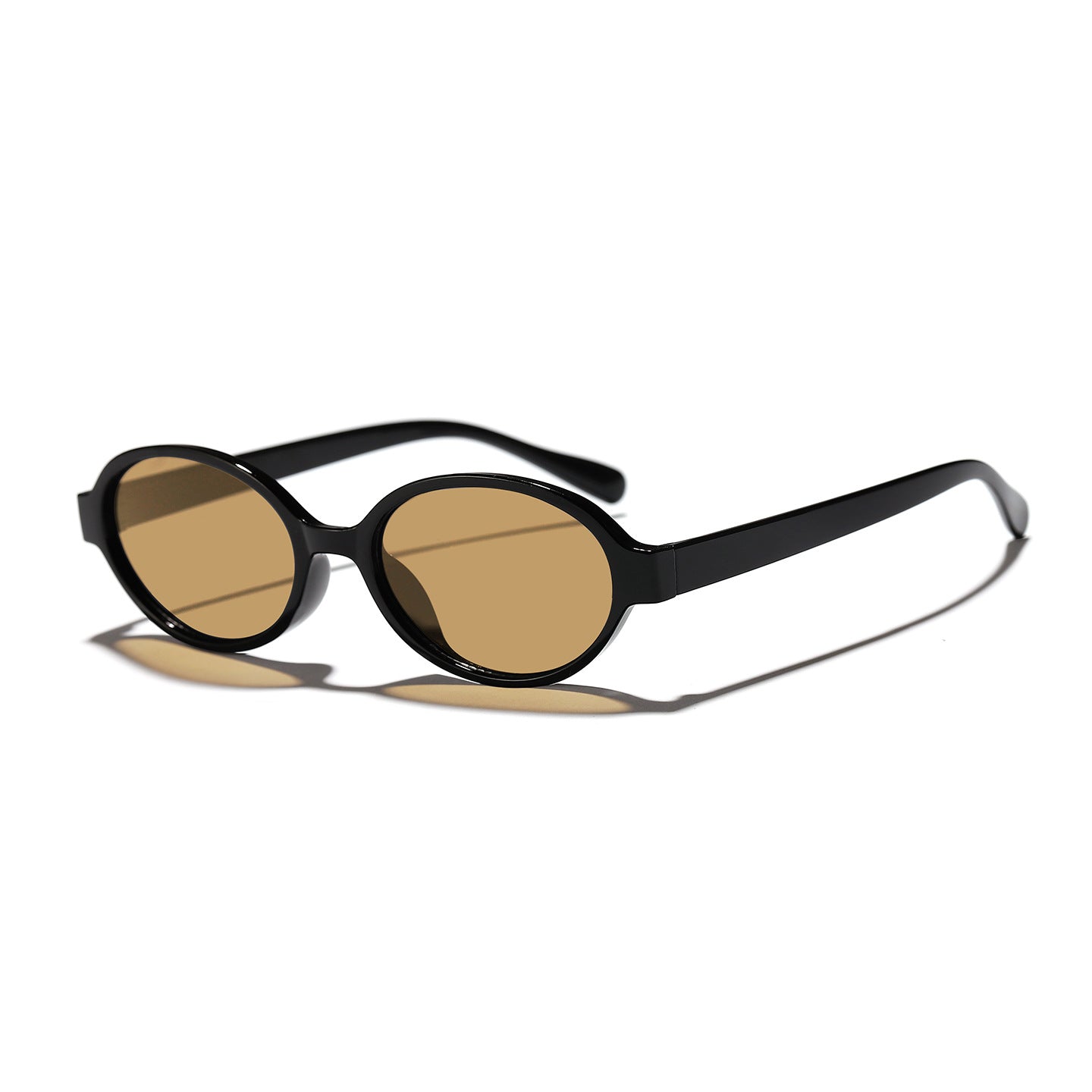 Damen modische ovalen Sonnenbrille mit tierischem Muster Karnz