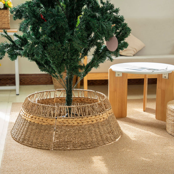 Dekorativer Weihnachtsbaumständer Aus Geflecht Karnz