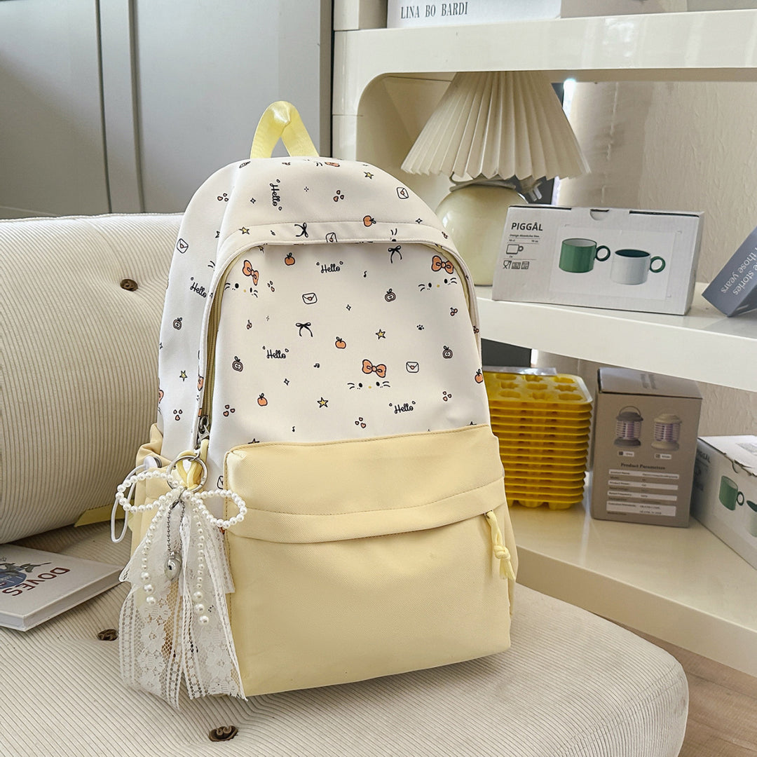 Niedlicher Cartoon-bedruckter Rucksack
