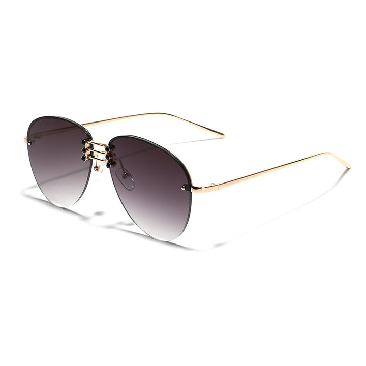 Damen modische Sonnenbrille im Vintage-Stil Karnz