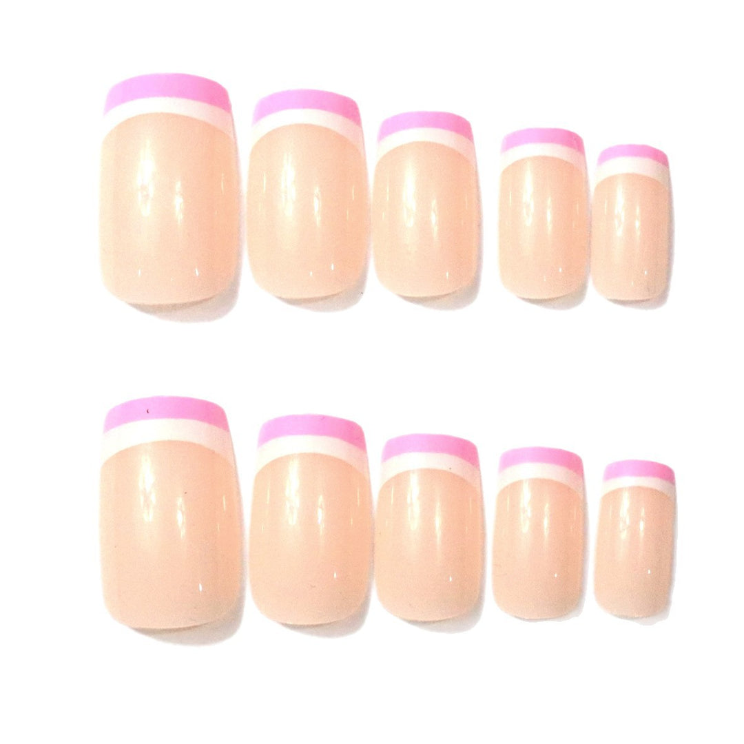 Acryl Französisch Tip Nagelverlängerungen Karnz