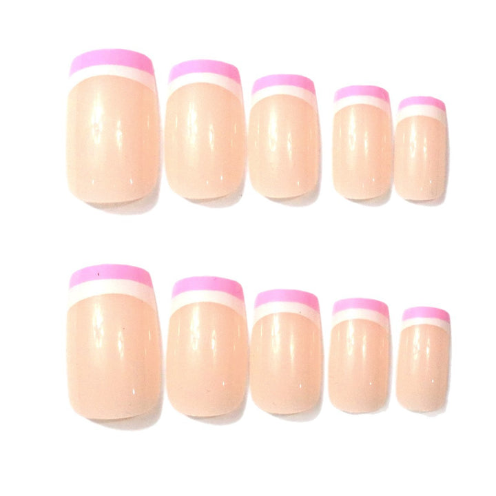 Acryl Französisch Tip Nagelverlängerungen Karnz