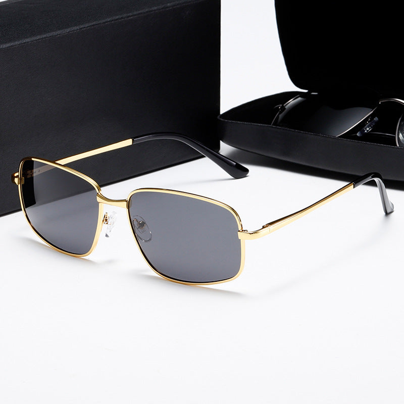 Damen elegante Sonnenbrille mit modernem Metallrahmen Karnz
