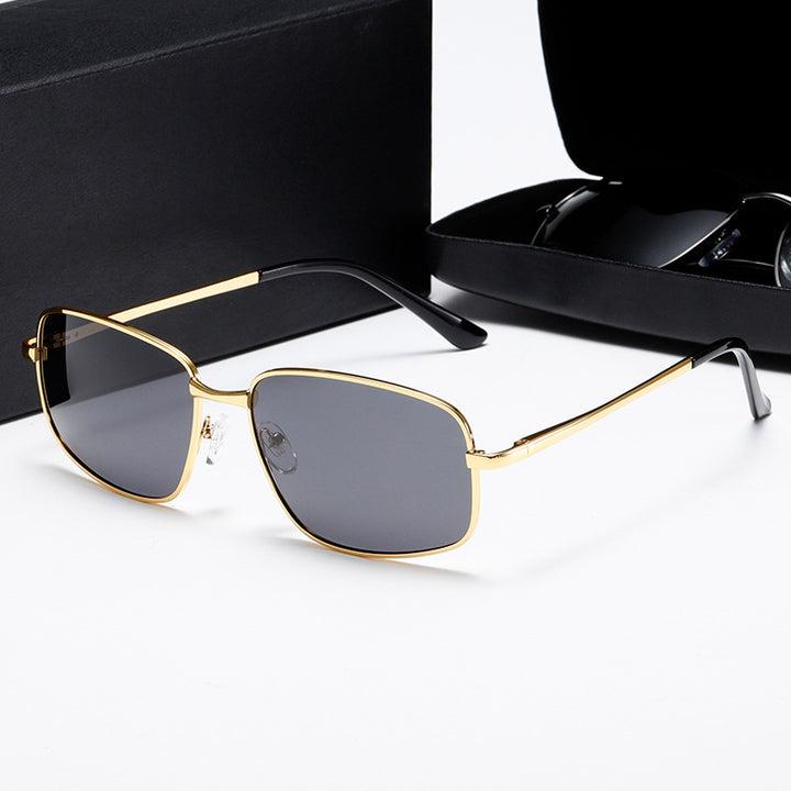 Damen elegante Sonnenbrille mit modernem Metallrahmen Karnz