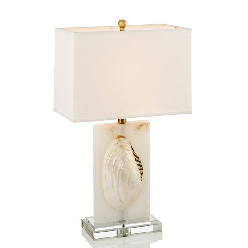 Dekorative Muschel Tischlampe
