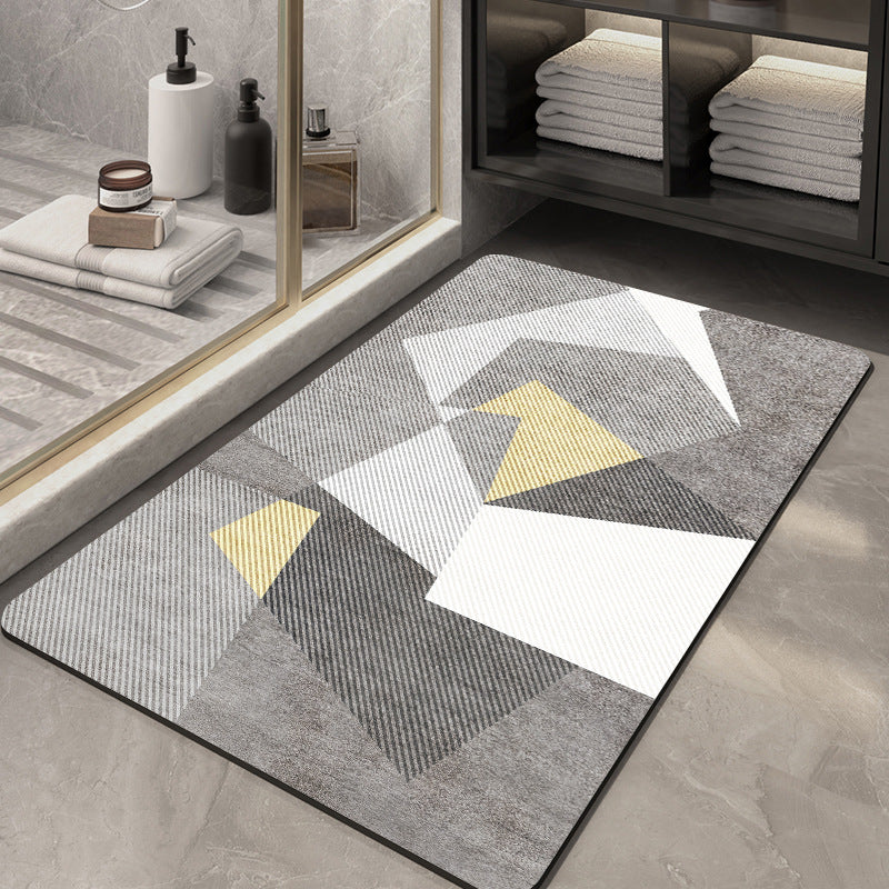 Stylish Modern Badezimmermatte Karnz