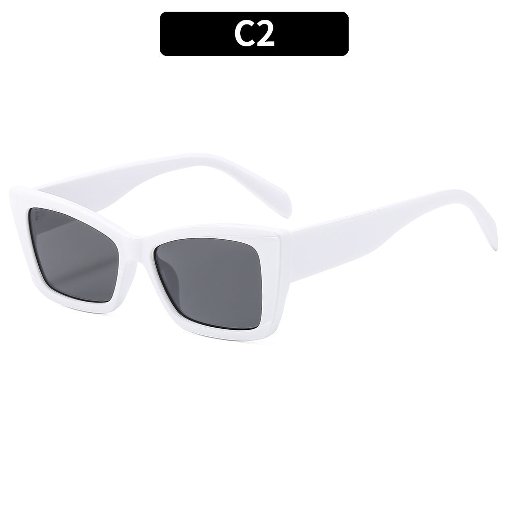Modische, kantige Sonnenbrille