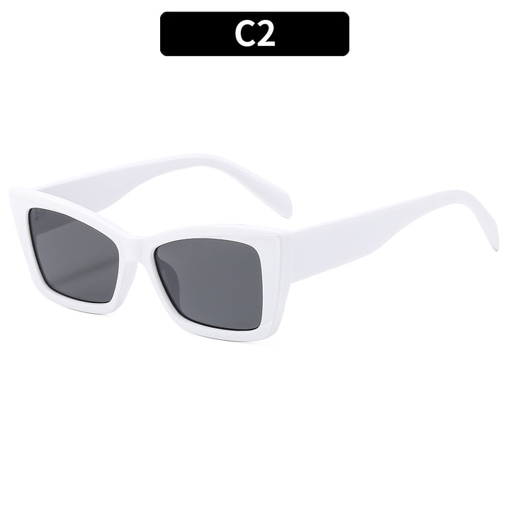 Modische, kantige Sonnenbrille