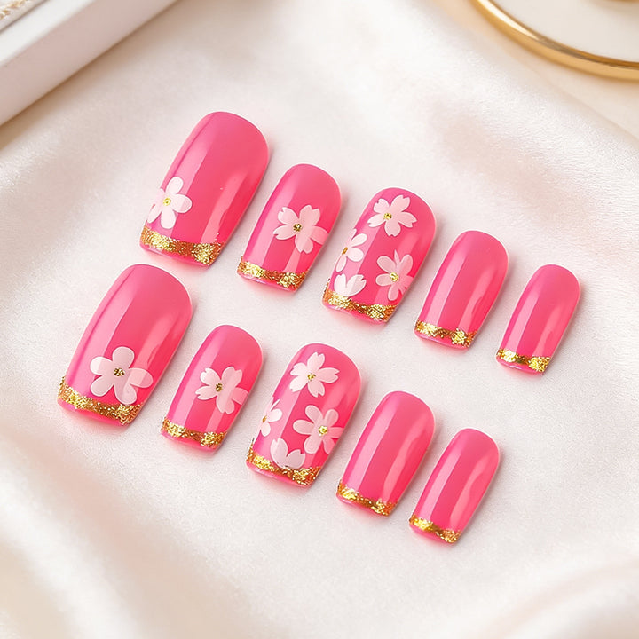 Blumen Gel Nagelkunst Design Karnz
