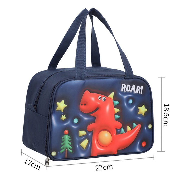 Isolierte Lunch-Tasche mit lustigem Pinguin-Design