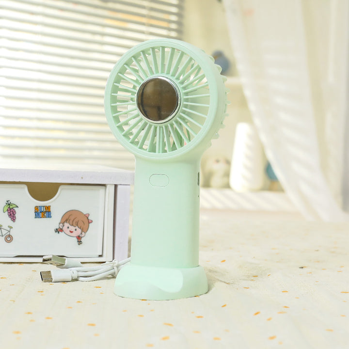 Unisex Tragbarer Tischventilator mit USB-Anschluss und mehreren Geschwindigkeitsstufen Karnz