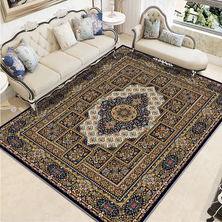 Vintage-inspirierter floraler Teppich