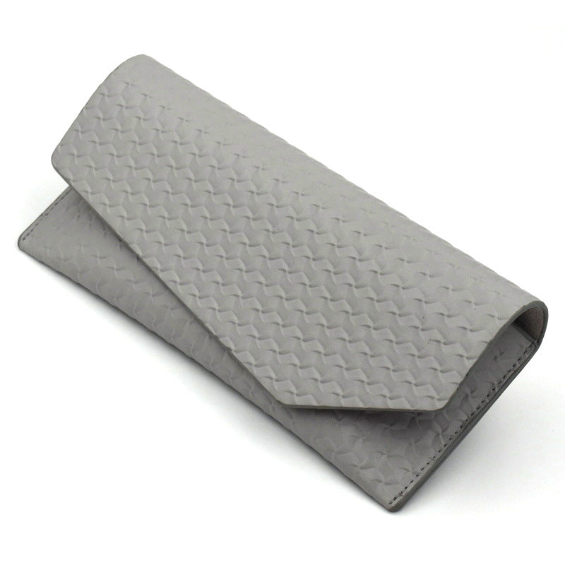 Strukturierte Leder Clutch Geldbörse Karnz