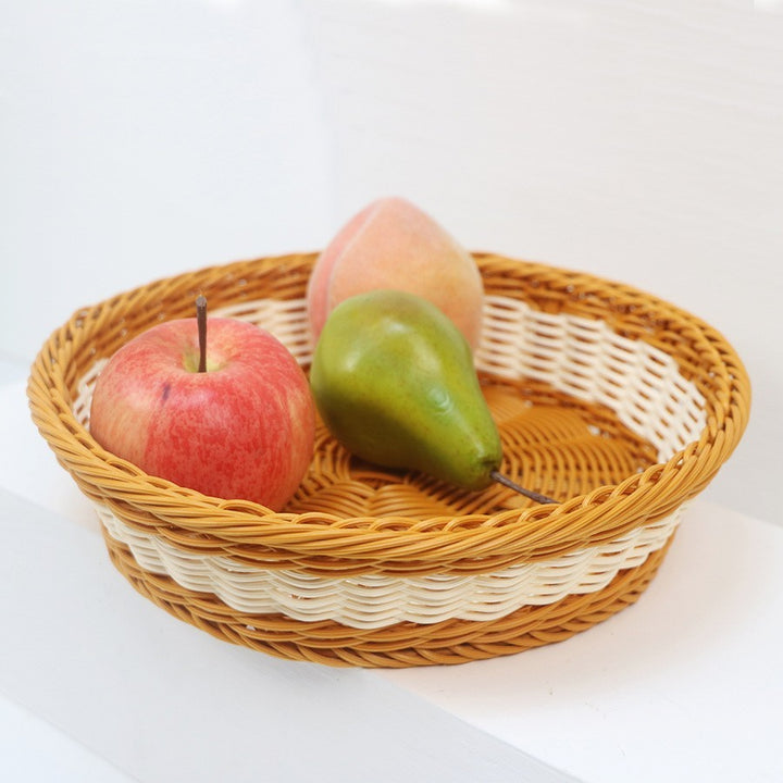 Dekorativer Obstkorb aus handgefertigtem Material Karnz