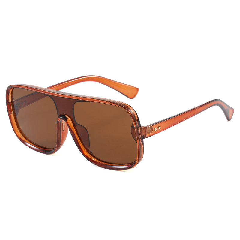 Damen modische Oversized-Sonnenbrille im futuristischen Design Karnz