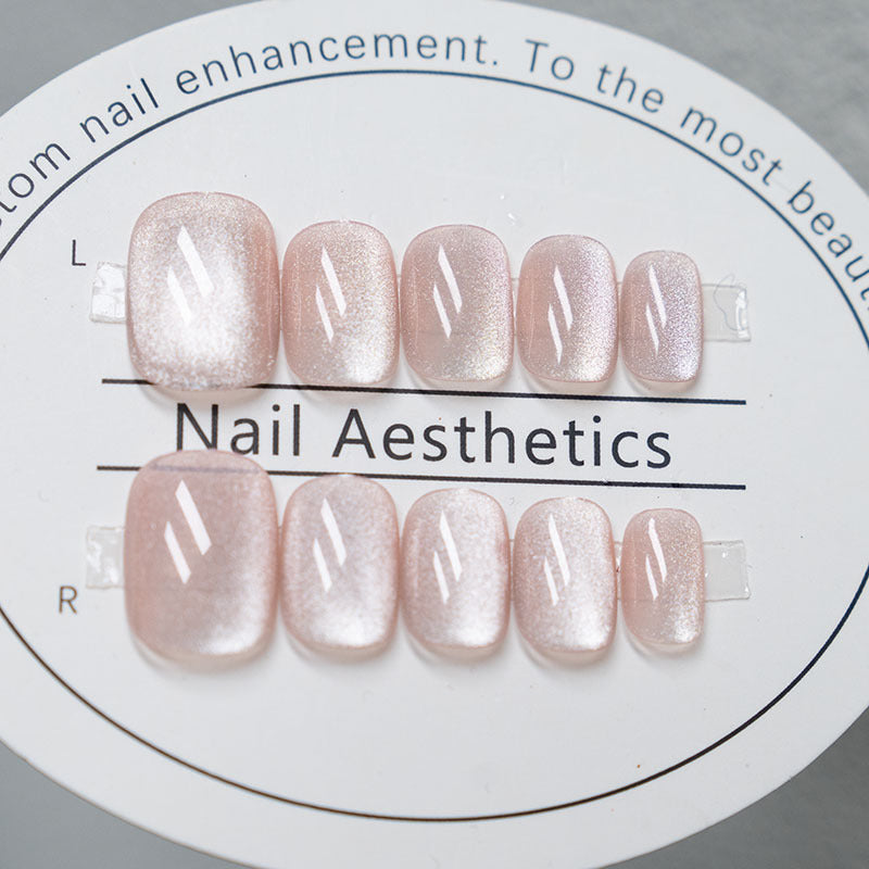 Press-On Nagelkunst mit glänzendem Finish