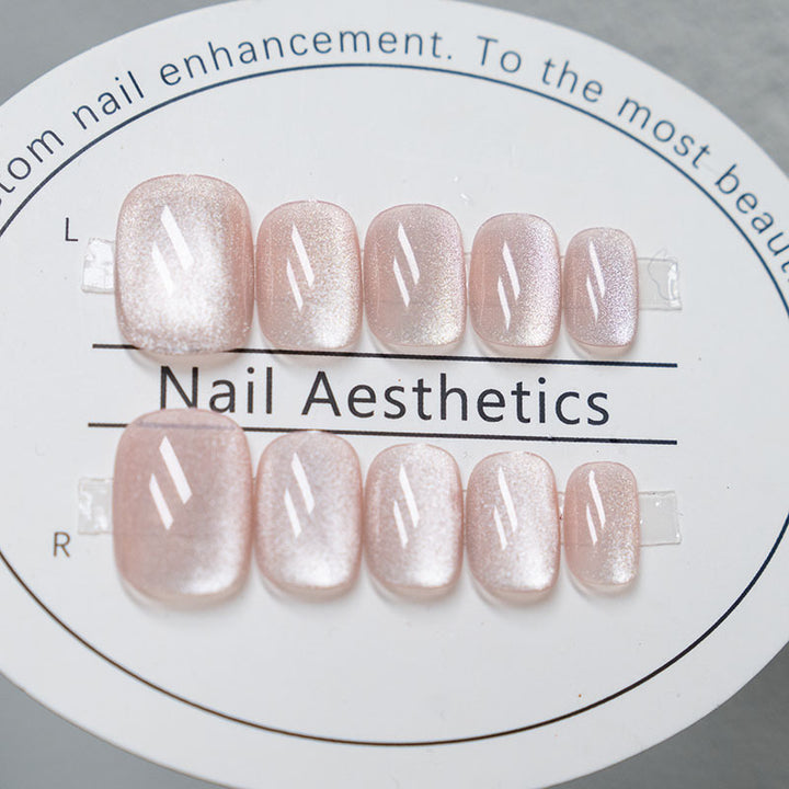 Press-On Nagelkunst mit glänzendem Finish