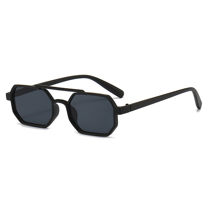 Damen modische Sonnenbrille im innovativen Achtkant-Design Karnz