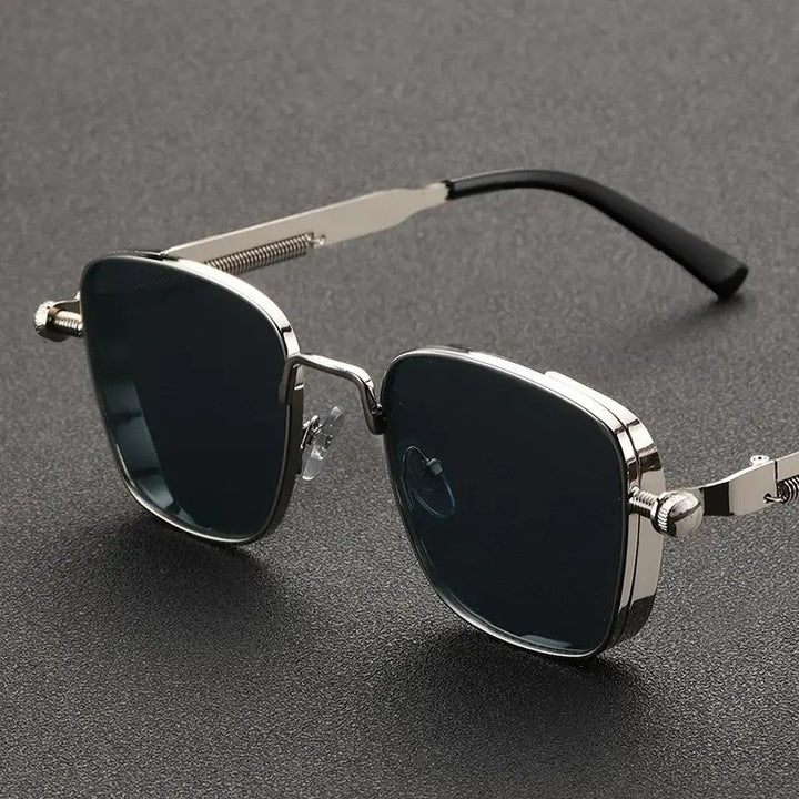 Luxuriöse Geometrische Rahmen Sonnenbrille Karnz