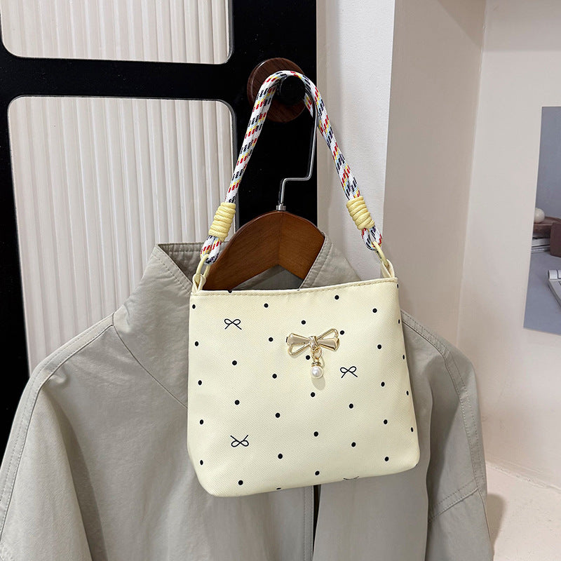 Chic Bow-Akzent Handtasche