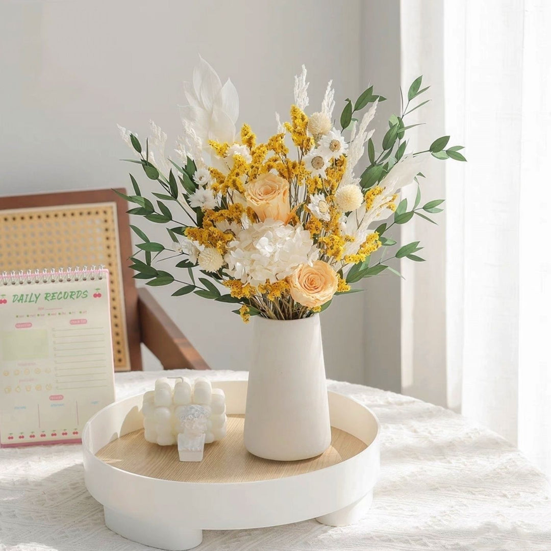 Trockenblumenstrauß Tischmittelstück