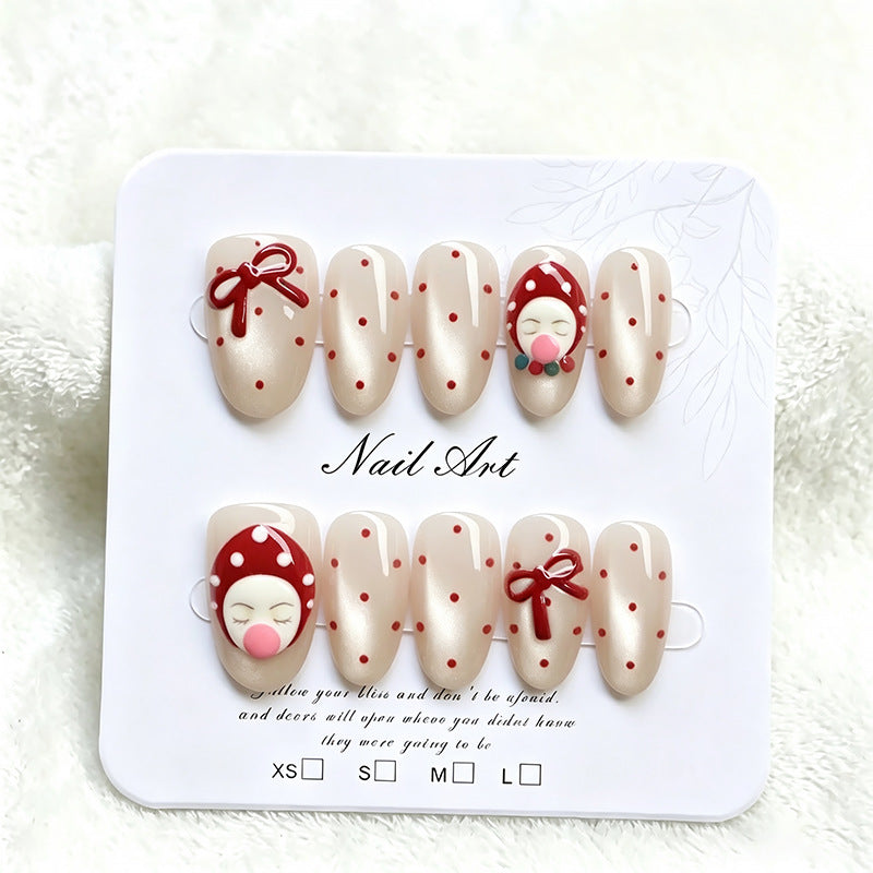 Festliches Thema Press-On Nagelschmuck Karnz