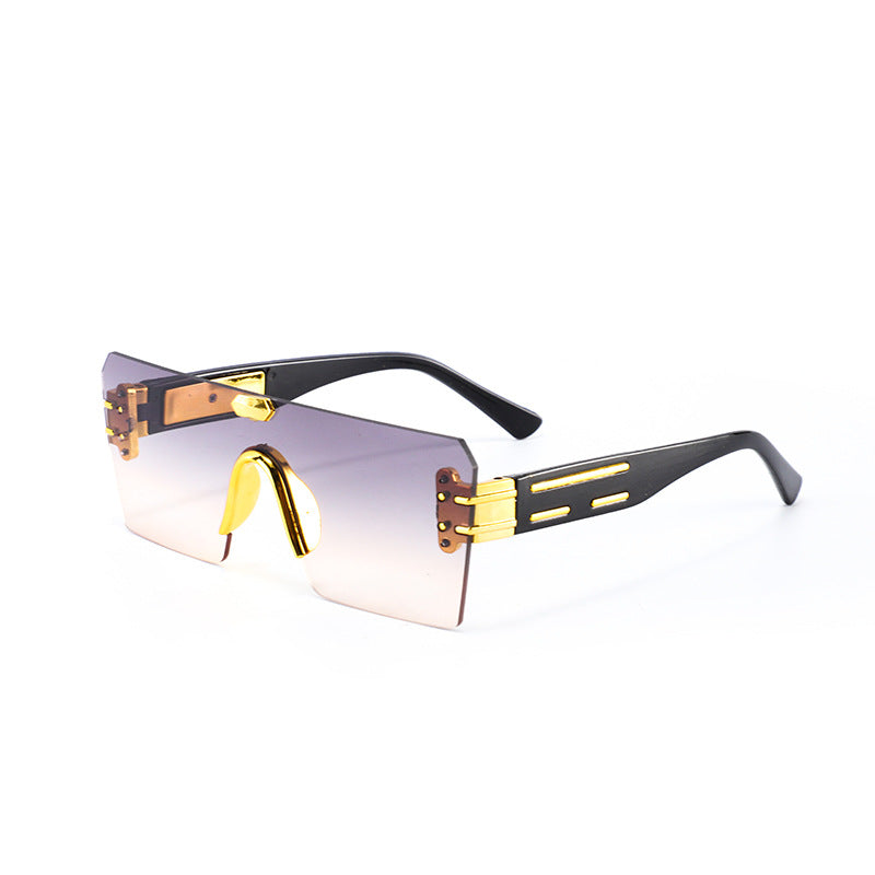 Damen futuristische Fashion-Sonnenbrille Karnz