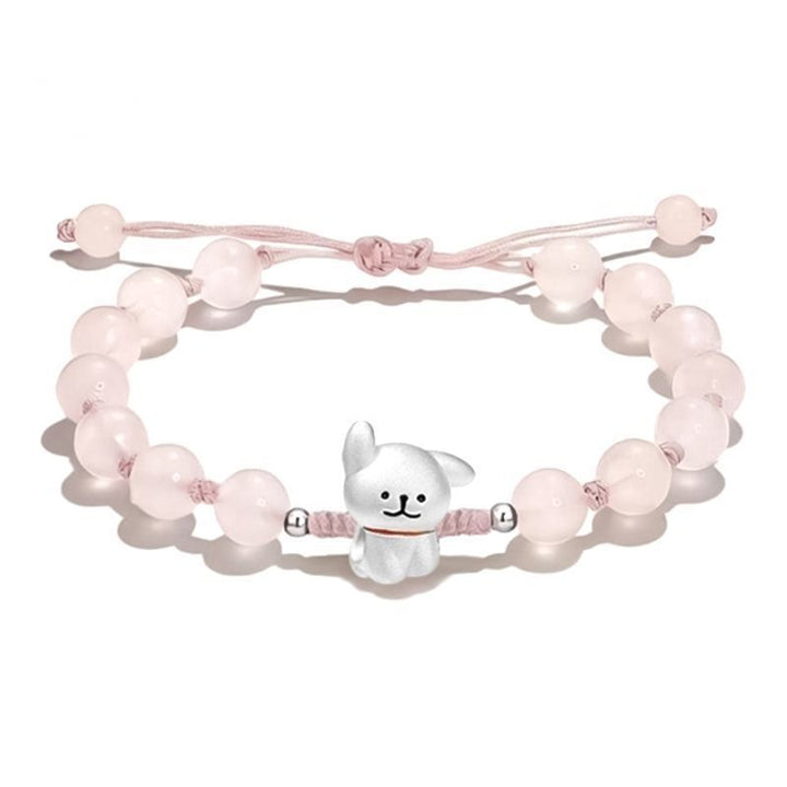 Verstellbares süßes Hund Charm Armband Karnz