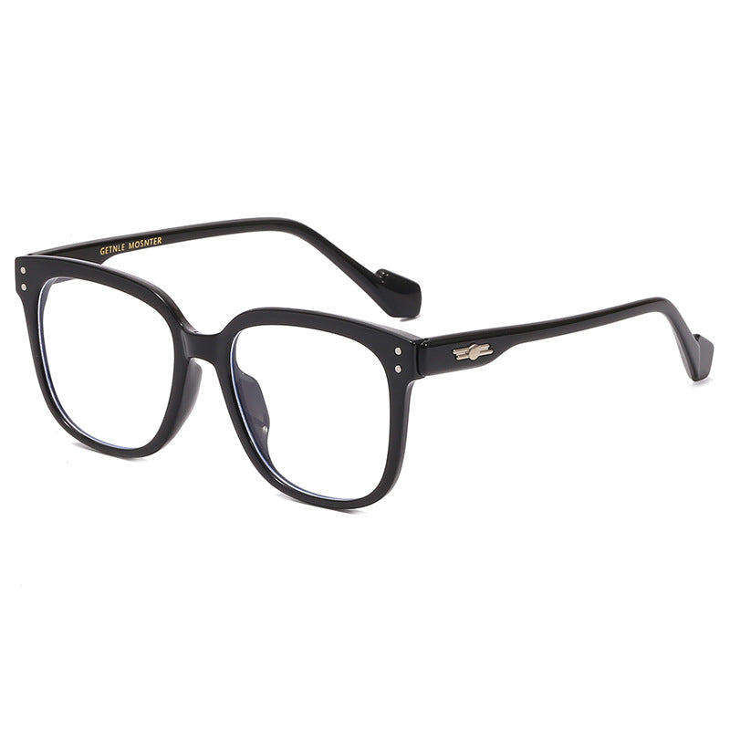 Damen stylische rechteckige Brille Karnz