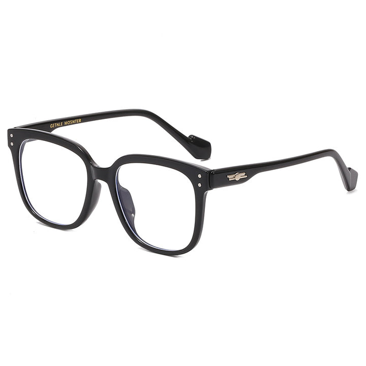Damen stylische rechteckige Brille Karnz