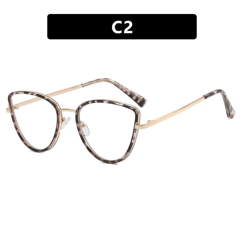 Damen extravagant geformte Brille Karnz