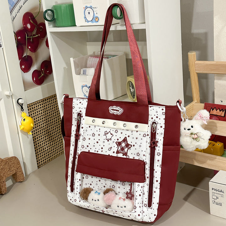 Transparente Taschen-Rucksack Karnz