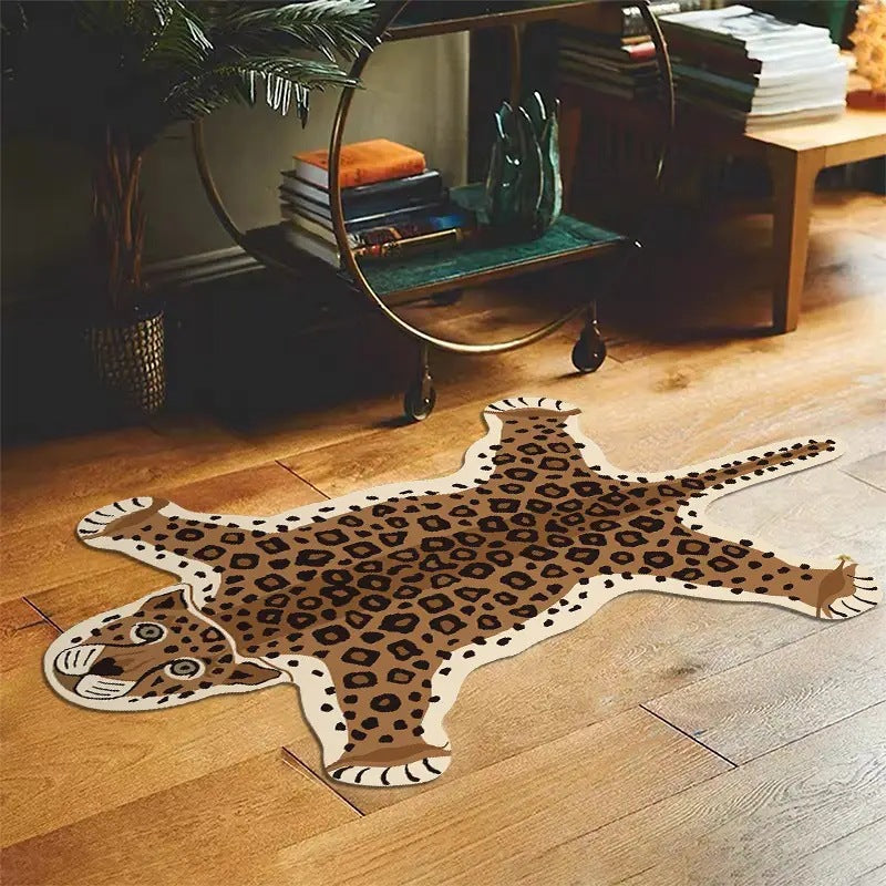 Tiger-Themen Plüsch-Teppich