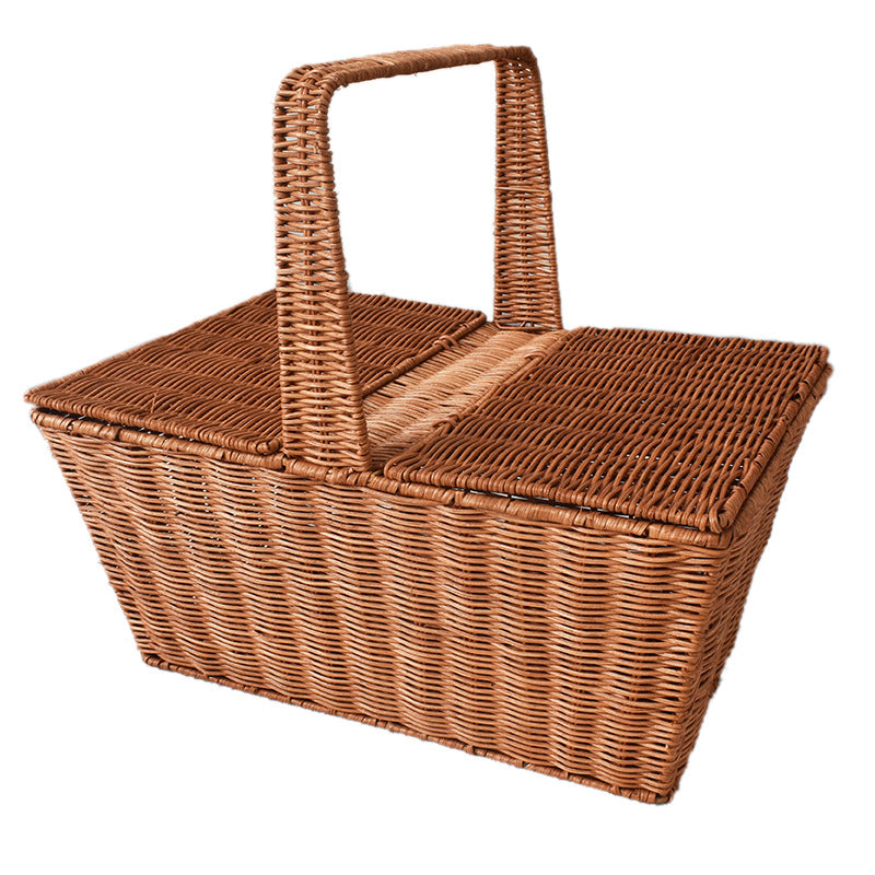 Handgewebter Picknickaufbewahrungskorb Karnz