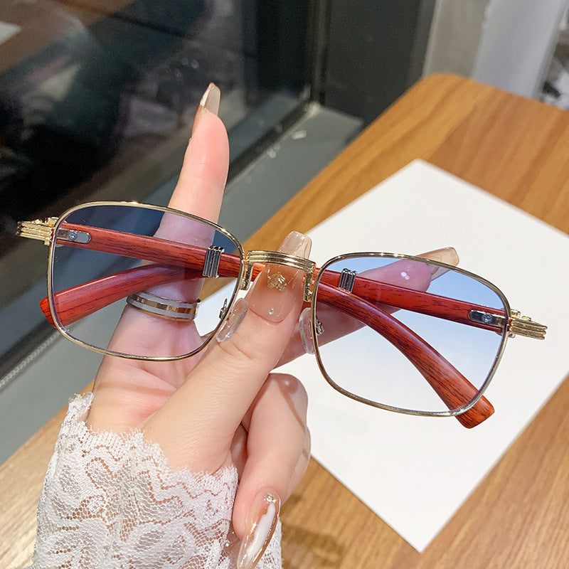 Damen Sonnenbrille mit luxuriösem Holzrahmen Karnz