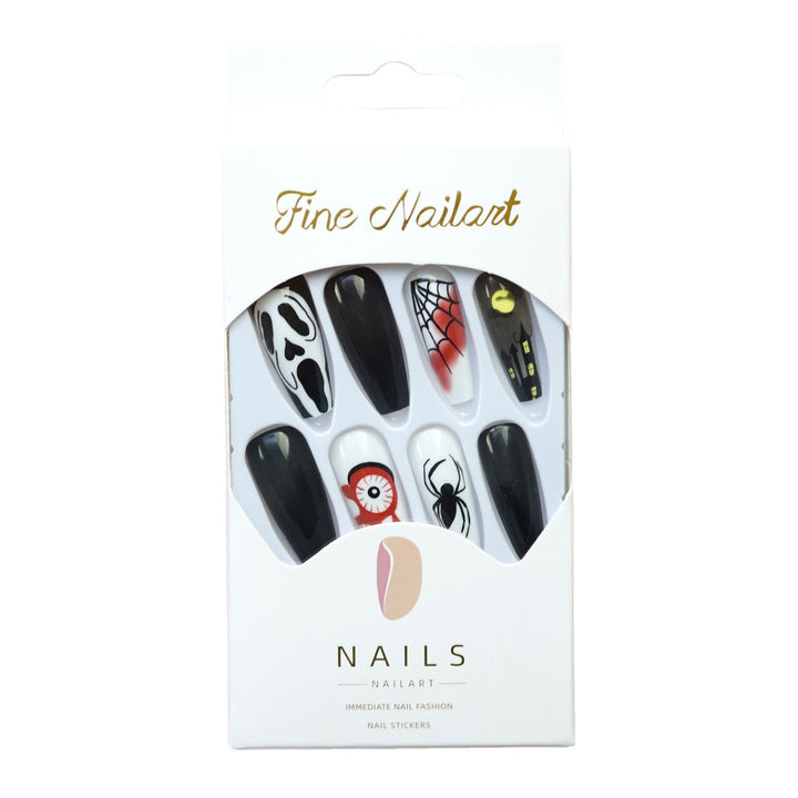 Künstlerisches Horror-Thema Press-On Nagelset